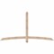 Ekena Millwork Bellingham Smooth Timber Gable Bracket, Douglas Fir, 84"W x 45"H x 3 1/2"D x 3 1/2"F, 13/12 Pitch GBW084X45X0404BEL00SDF - alternate 1